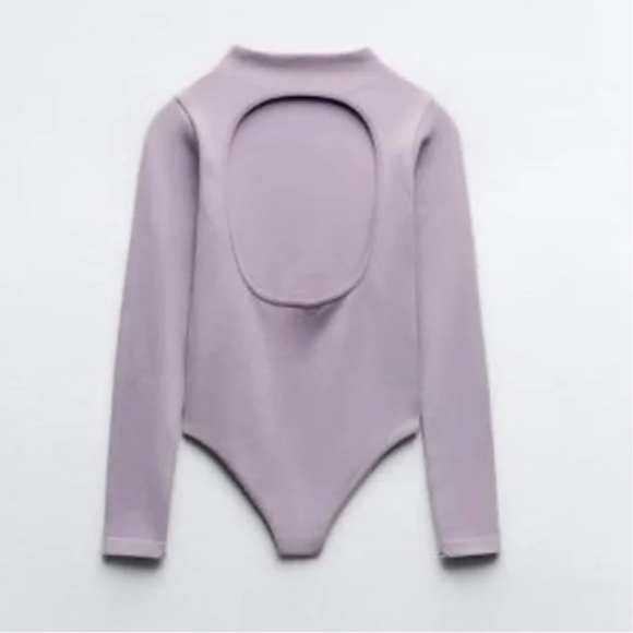 ZARA Lilac Open Back Long Sleeve Top (XS/S) - Limitless Contour Collection - Picture 10 of 10